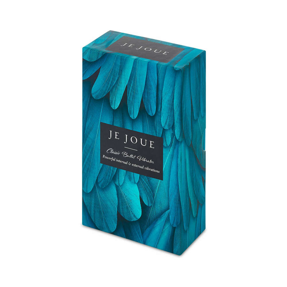 Je Joue Classic Bullet Vibrator Rechargeable Silicone with Finger Sleeve Teal - Fantasies Boutique