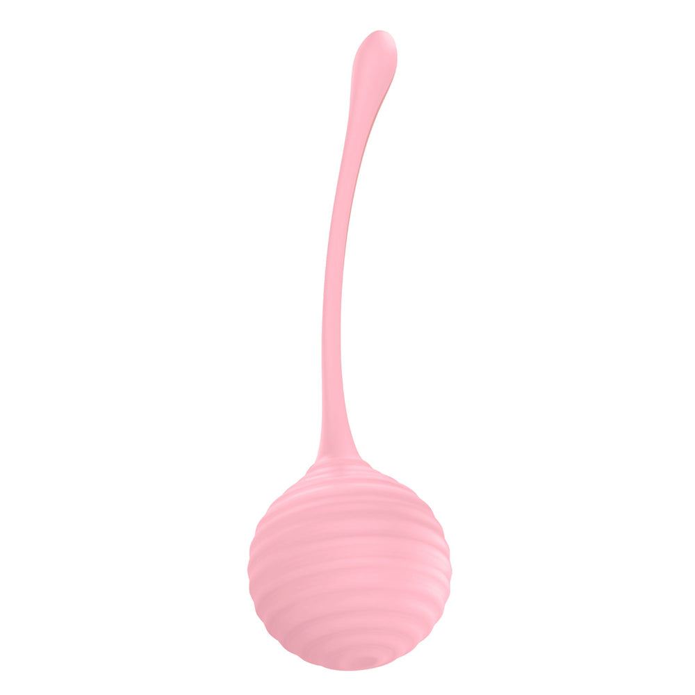 Luv Inc Kg88 Kegel Balls Ribbed Silicone 2-Piece Set Light Pink - Fantasies Boutique