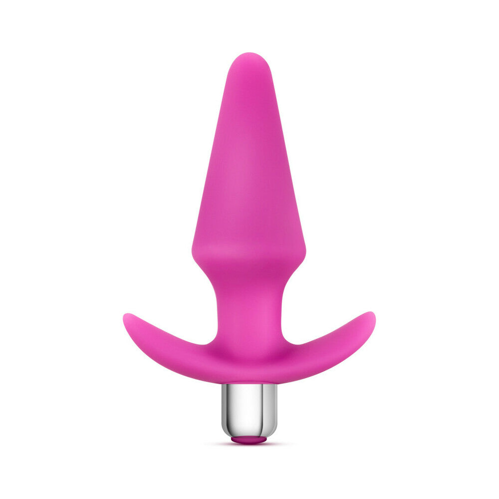 Luxe Discover Vibrating Silicone Anal Plug Pink - Fantasies Boutique