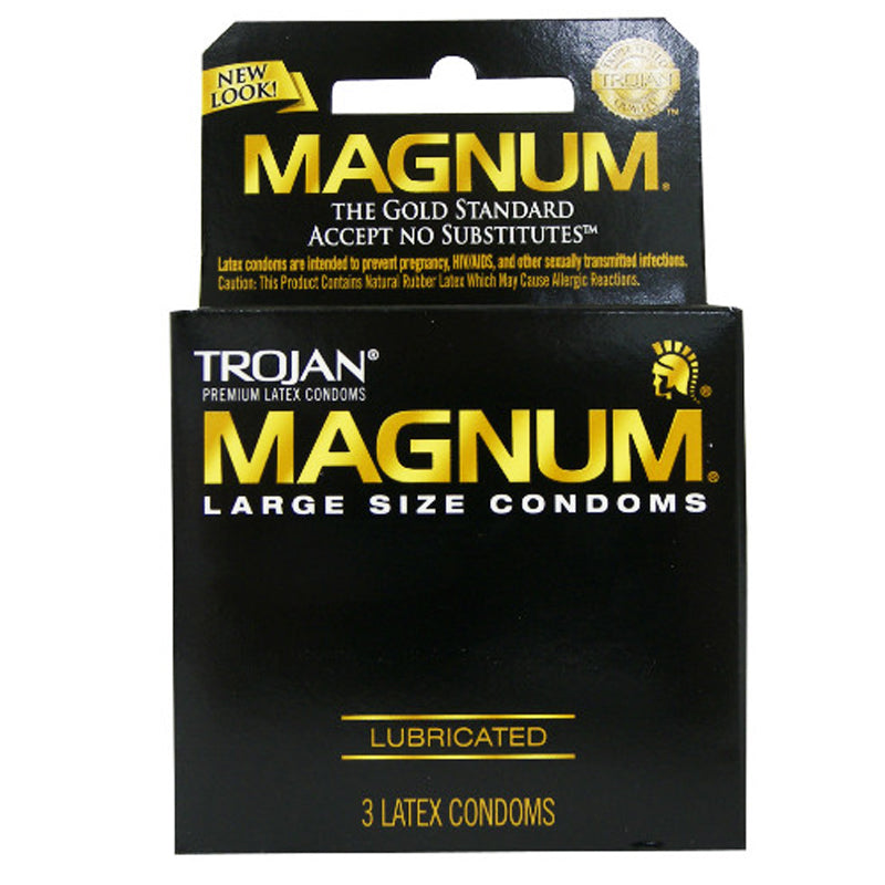 Trojan Magnum Larger Size Condoms 3-Pack - Fantasies Boutique