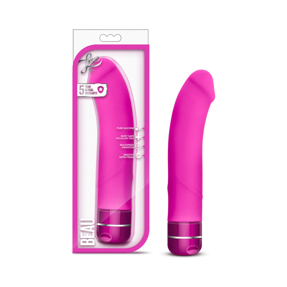 Luxe Beau Silicone G-Spot Vibrator Pink - Fantasies Boutique