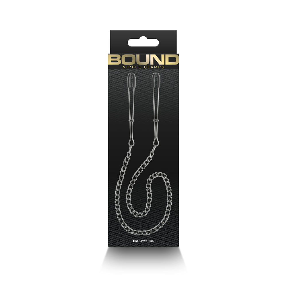 Bound Nipple Clamps DC3 Gunmetal - Fantasies Boutique