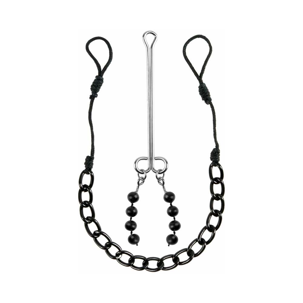 Fetish Fantasy Series Limited Edition Adjustable Nipple & Clit Jewelry Black - Fantasies Boutique