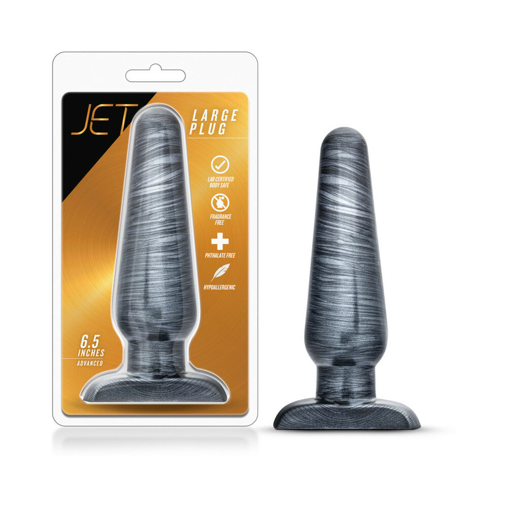 Blush Jet Large Plug Carbon Metallic Black - Fantasies Boutique