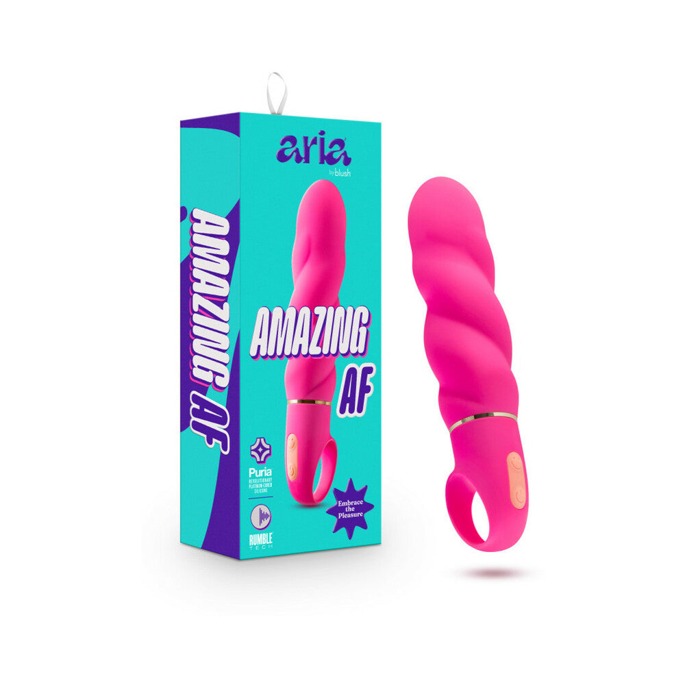 Aria Amazing AF Silicone Vibrator Fuchsia - Fantasies Boutique