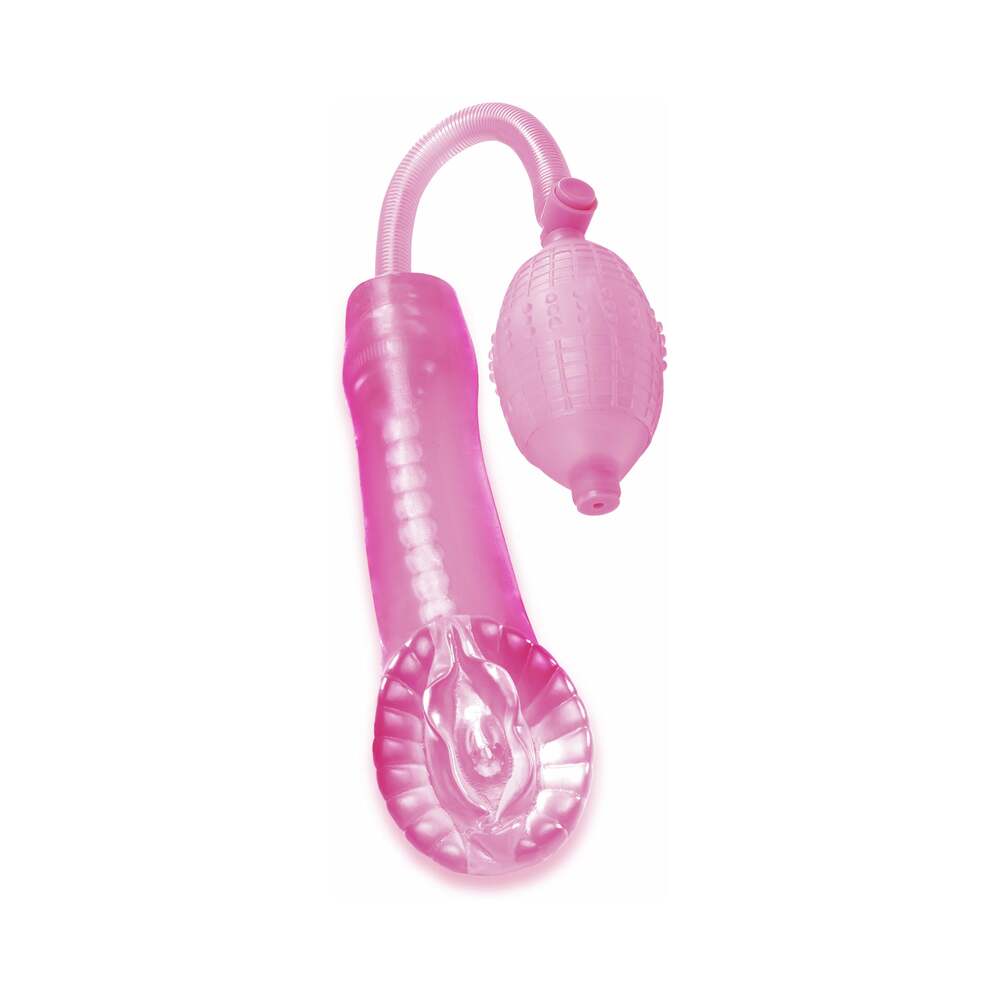 PDX Super Cyber Snatch Pump Vaginal Stroker Pink - Fantasies Boutique