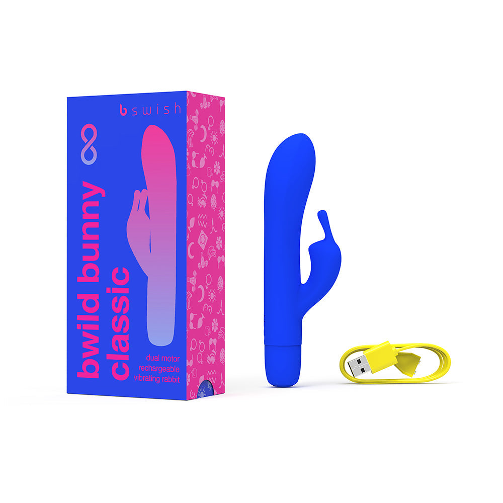 B Swish Bwild Bunny Infinite Classic Vibrator Pacific Blue - Fantasies Boutique