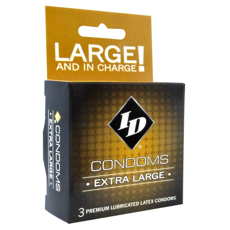 ID Extra Large Condom (3) - Fantasies Boutique