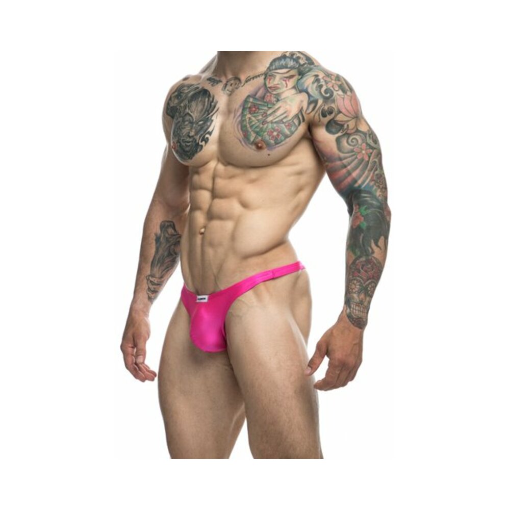 MaleBasics JUSTIN + SIMON Classic Tanga Pink 2XL - Fantasies Boutique