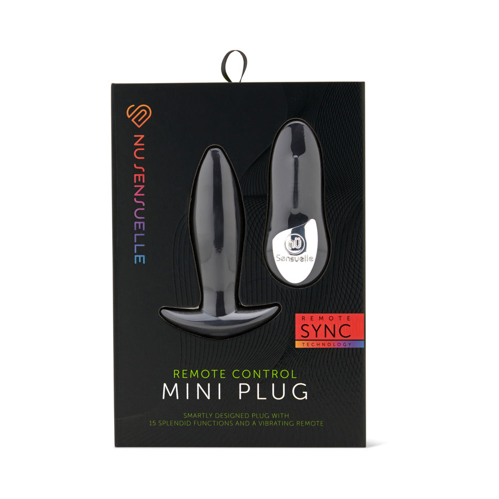 Nu Sensuelle Remote Control Mini Plug Black - Fantasies Boutique