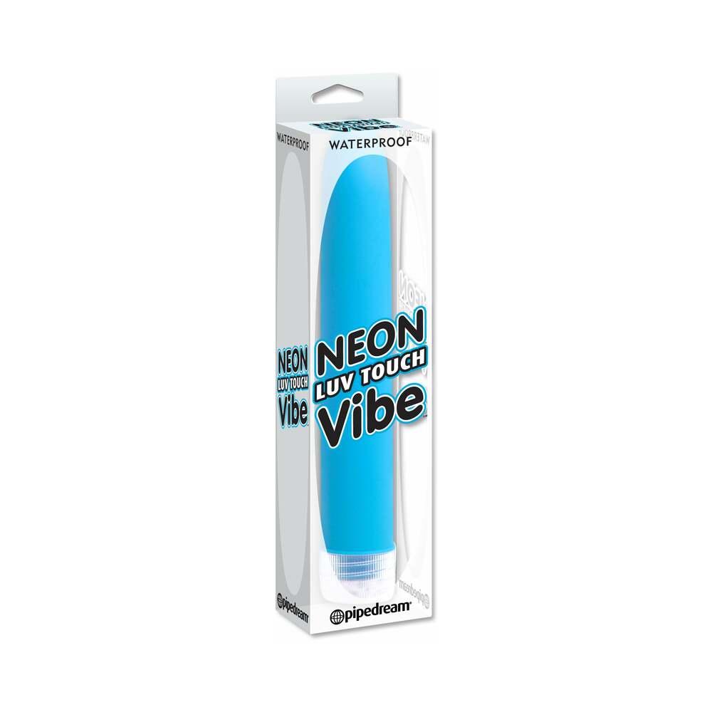 Neon Luv Touch Vibe Waterproof Slimline Vibrator Blue - Fantasies Boutique