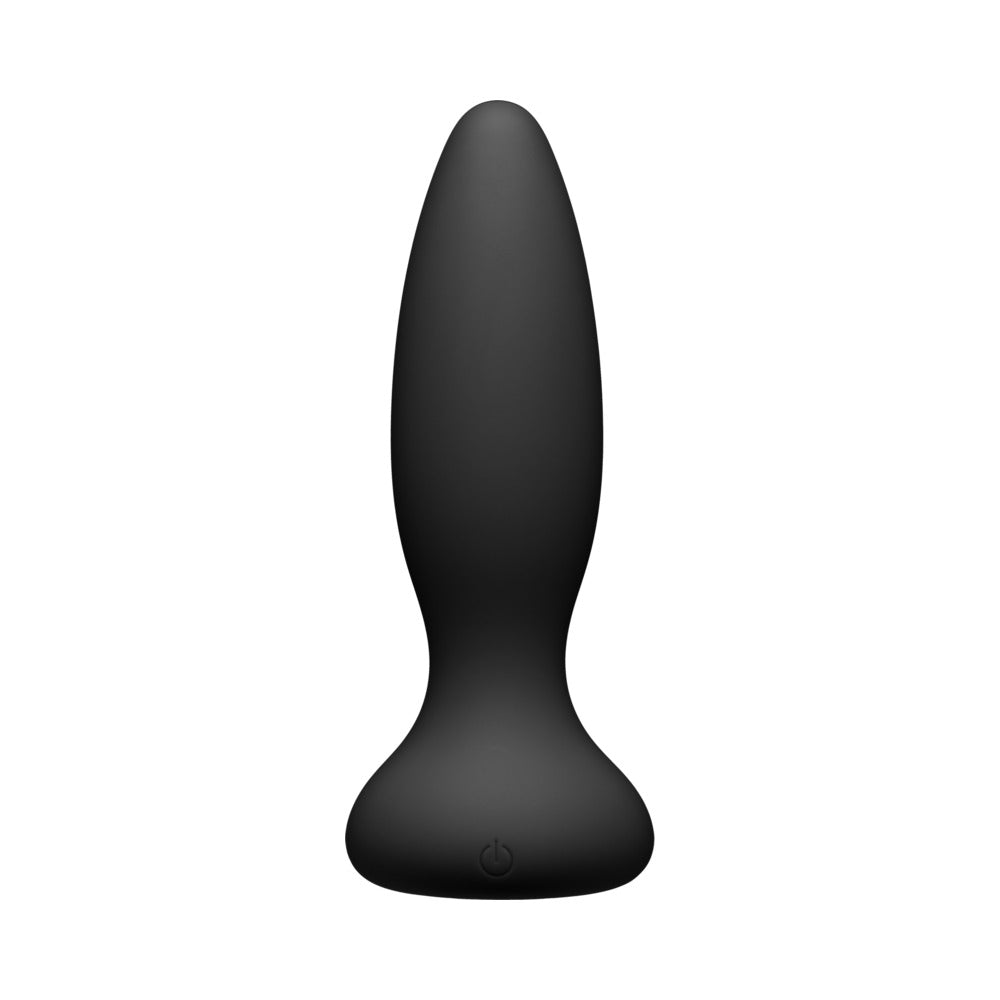 A-Play Vibe Adventurous Rechargeable Silicone Anal Plug with Remote Black - Fantasies Boutique