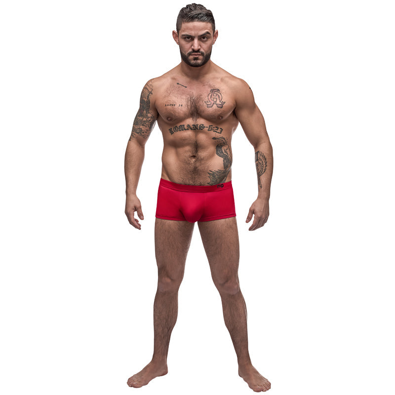 Male Power Pure Comfort Modal Wonder Short Red Small - Fantasies Boutique