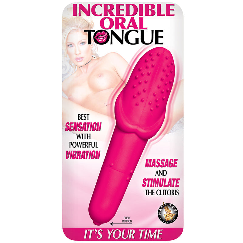 Incredible Oral Tongue Waterproof Pink - Fantasies Boutique
