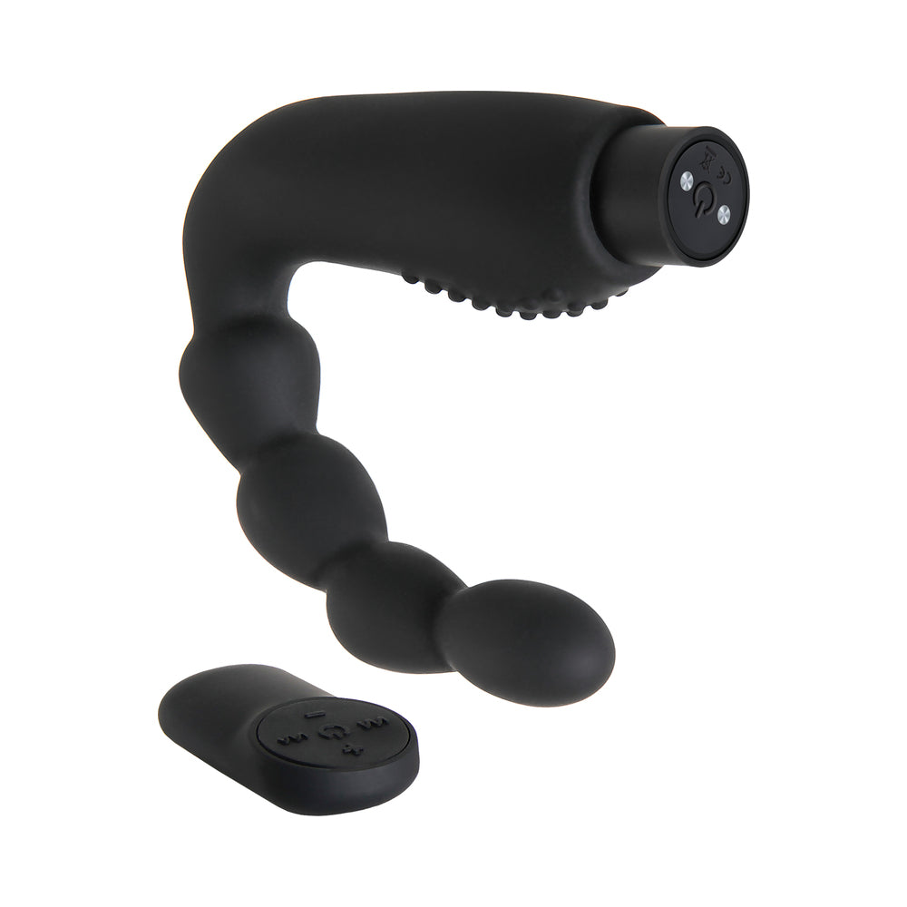 Zero Tolerance The Emperor Vibrating Silicone Prostate Massager Black - Fantasies Boutique