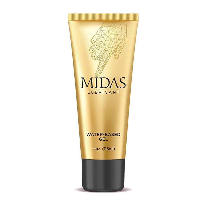 Midas Water-Based Gel Lubricant 4 oz. - Fantasies Boutique