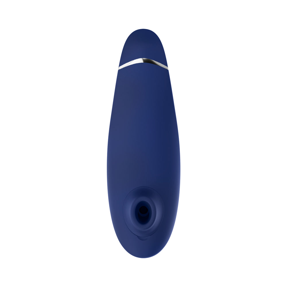 Womanizer Premium 2 Rechargeable Silicone Luxurious Pleasure Air Clitoral Stimulator Blueberry - Fantasies Boutique