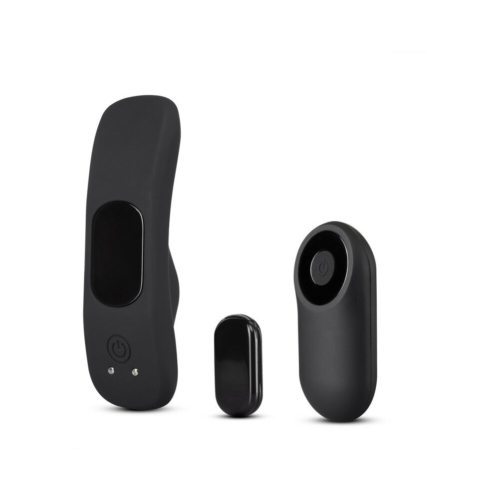 Temptasia Panty Vibe Rechargeable Remote-Controlled Silicone Wearable Vibrator Black - Fantasies Boutique