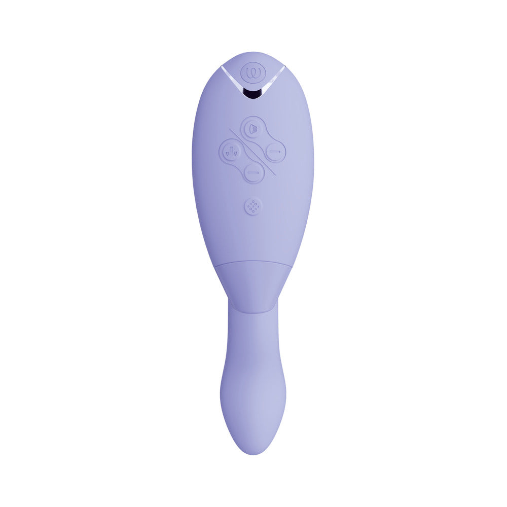 Womanizer Duo 2 Rechargeable Dual Stimulation Pleasure Air and G-Spot Vibrator Lilac - Fantasies Boutique
