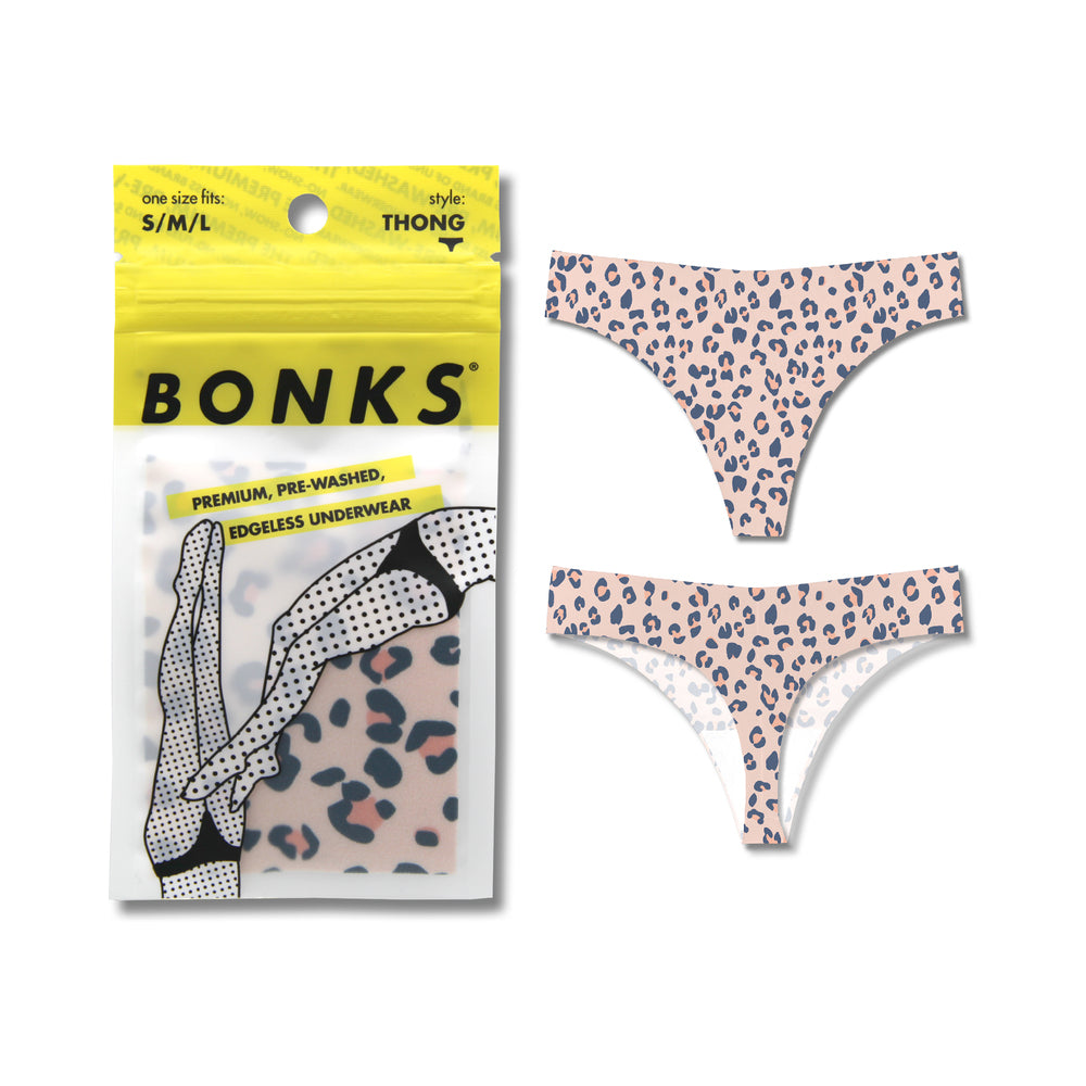 Bonks Cat's Out Of The Bag Seamless Thong O/S - Fantasies Boutique