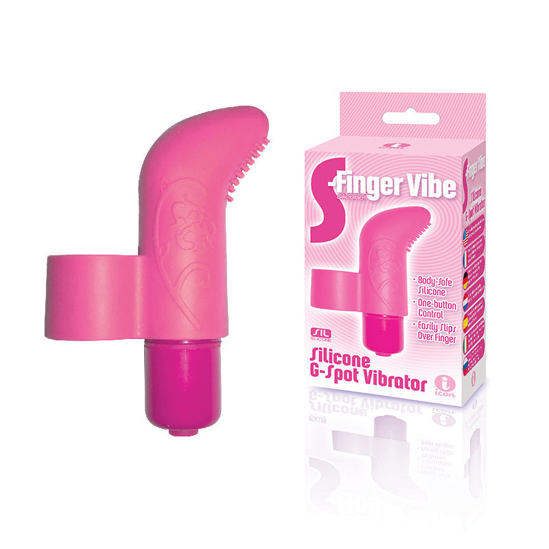 The 9's S-Finger Vibe Pink - Fantasies Boutique