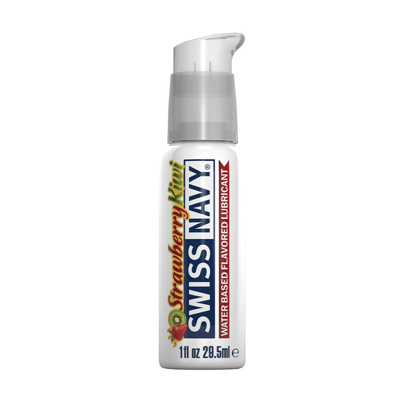 Swiss Navy Strawberry Kiwi Water-Based Flavored Lubricant 1 oz. - Fantasies Boutique