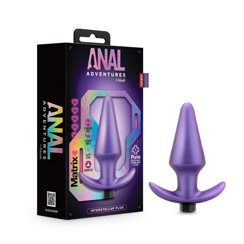 Anal Adventures Matrix Interstellar Plug Astro Violet - Fantasies Boutique