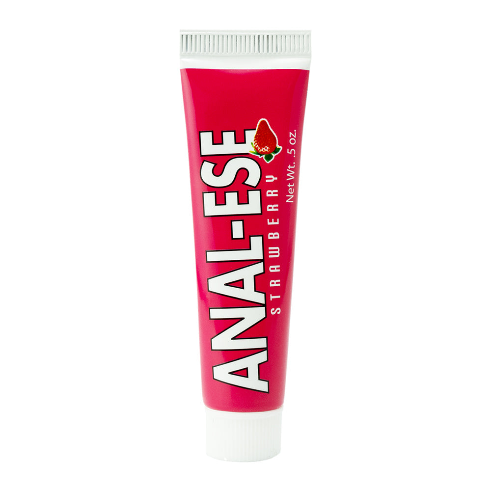 Anal-Ese Home Party Strawberry Desensitizing Cream 0.5 oz. - Fantasies Boutique
