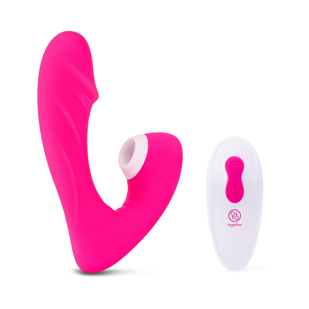 Together Internal Kiss Remote Control Vibe Pink - Fantasies Boutique