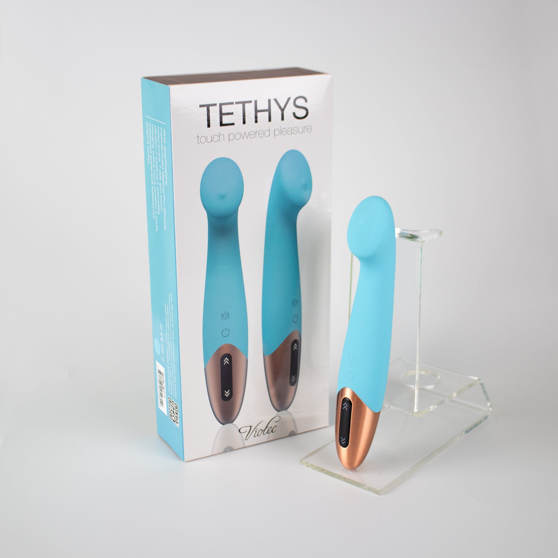 Tethys Touch Panel G-Spot Vibrator Blue - Fantasies Boutique