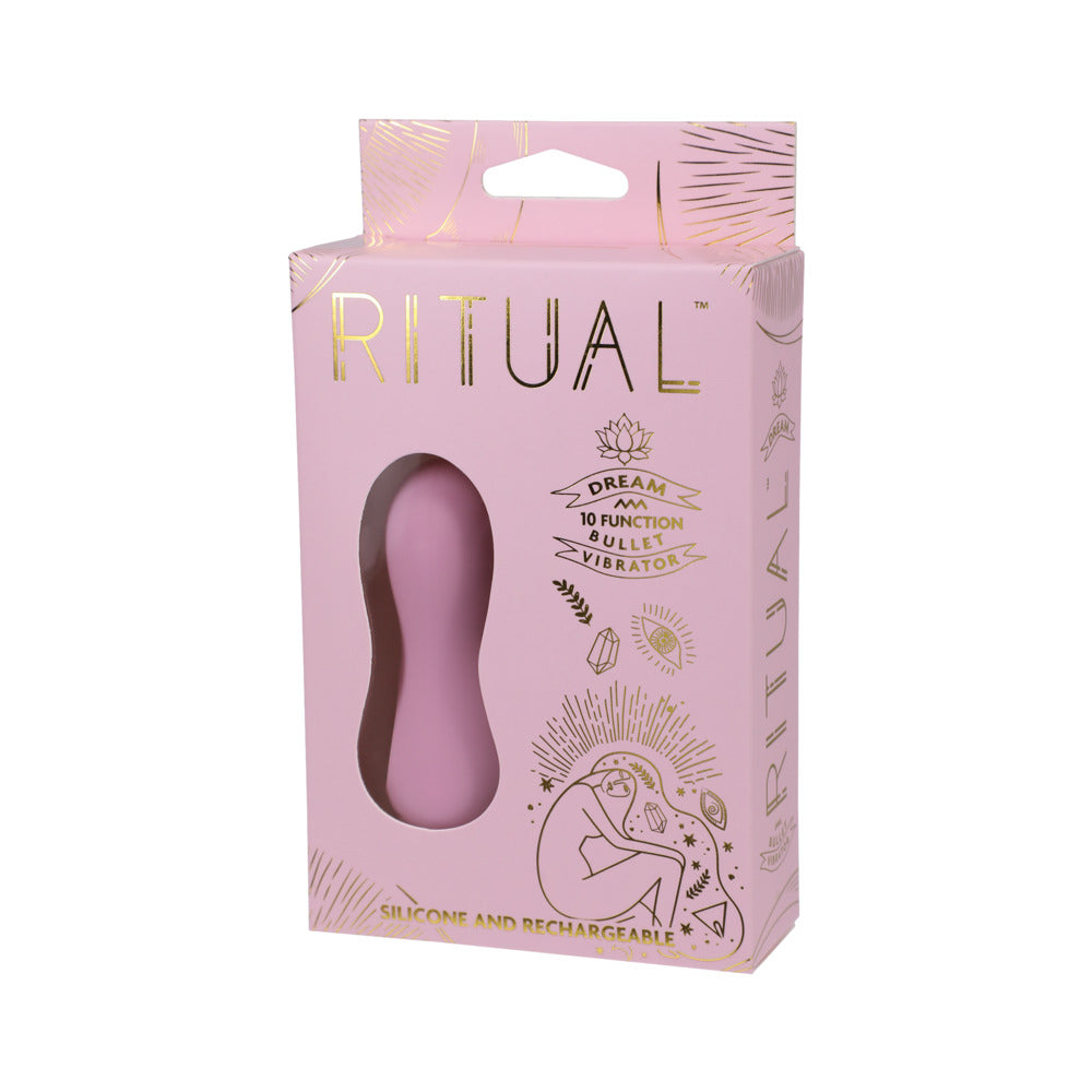 RITUAL Dream Rechargeable Silicone Bullet Vibrator Pink - Fantasies Boutique