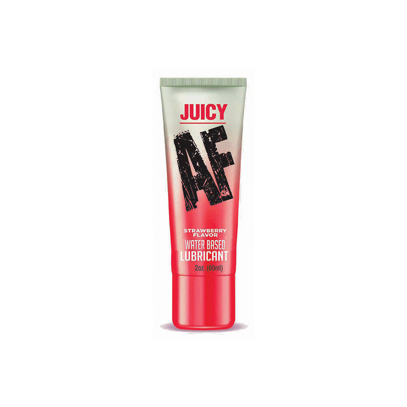 Juicy AF Water-Based Lubricant Strawberry 2 oz. - Fantasies Boutique