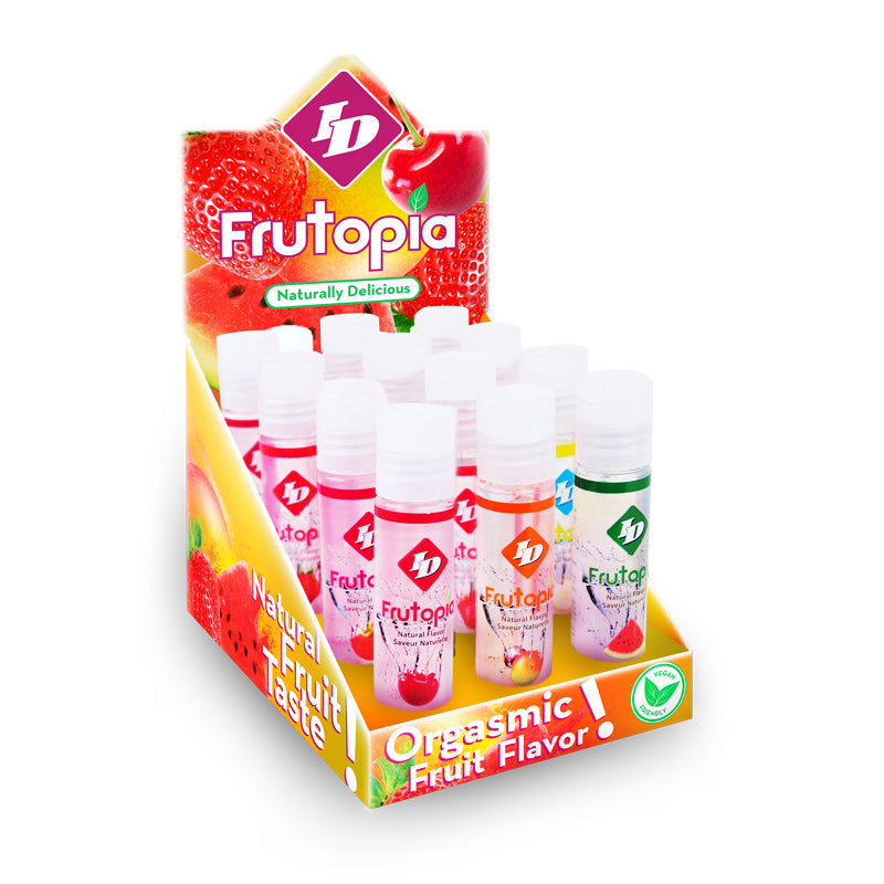 ID Frutopia Flavored Lubricant Assorted 1 fl oz Display (12) - Fantasies Boutique