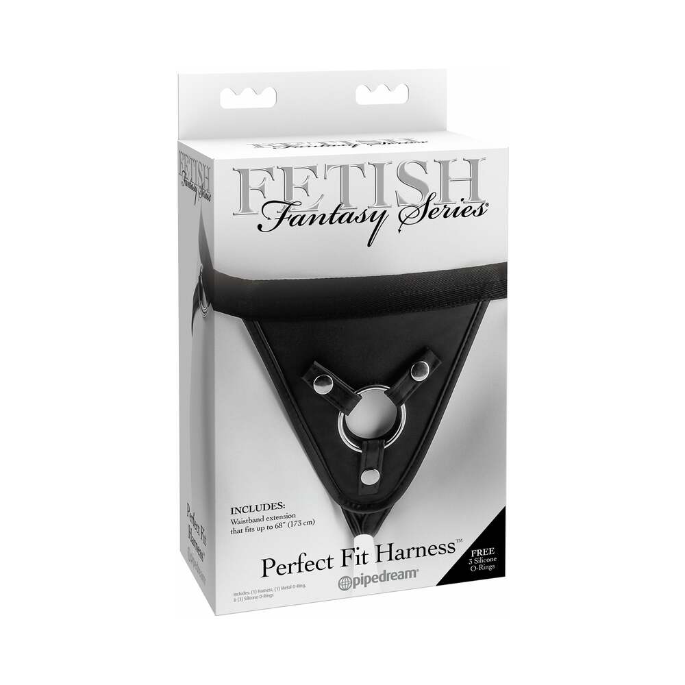 Fetish Fantasy Series Adjustable Perfect Fit Harness Black - Fantasies Boutique