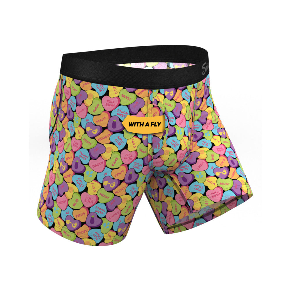 Shinesty The Candy Crush Candy Hearts Ball Hammock Pouch Underwear with Fly M