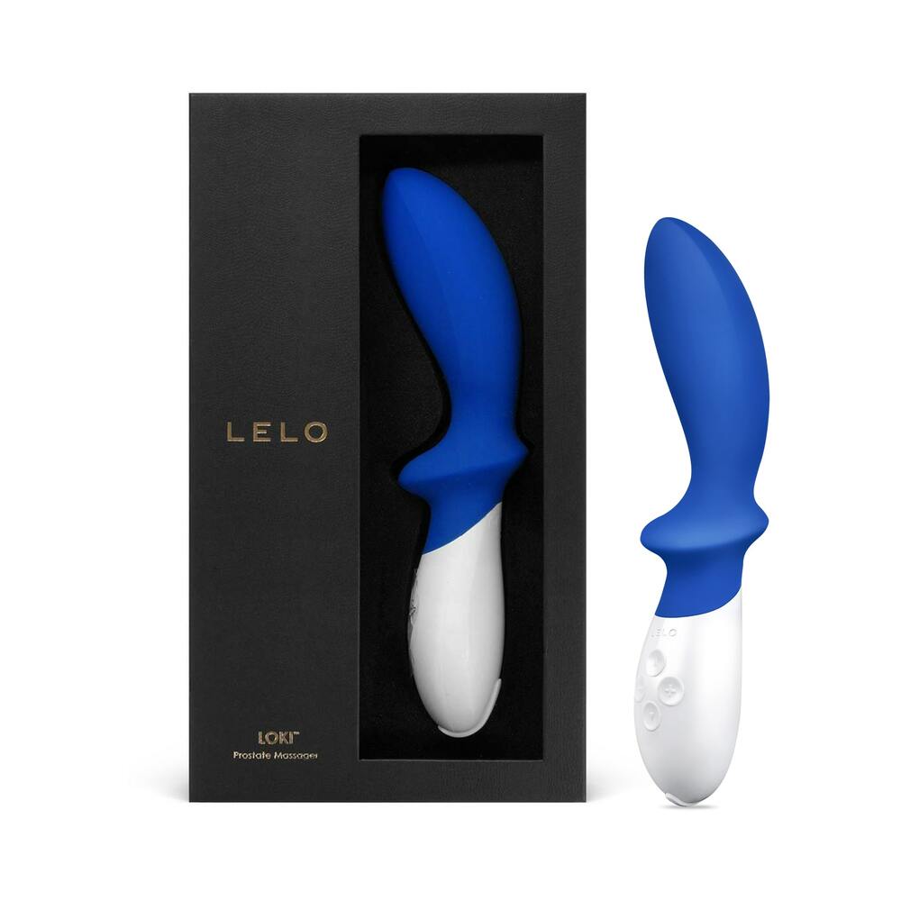 LELO LOKI Rechargeable Prostate Vibrator Federal Blue - Fantasies Boutique