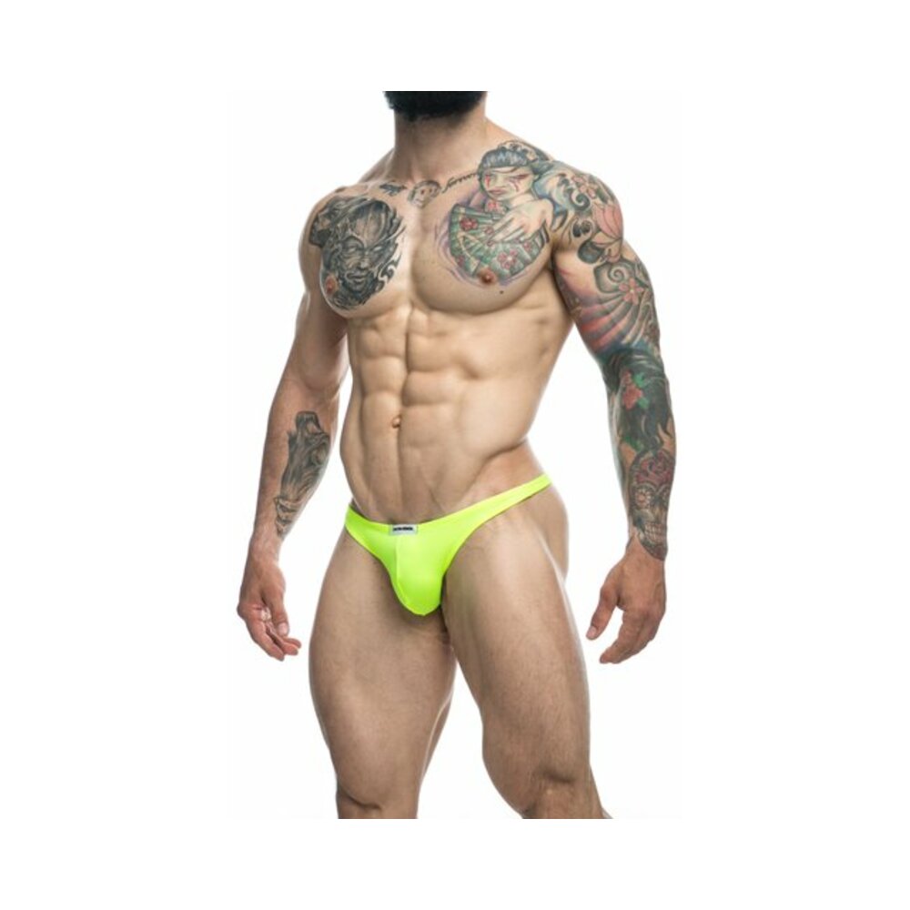 MaleBasics JUSTIN + SIMON Classic Tanga Neon Green S