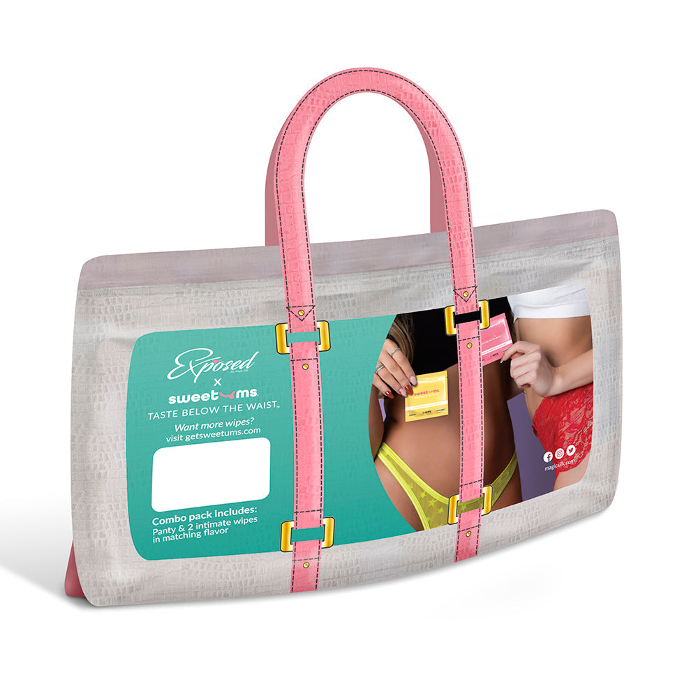 Magic Silk Sweetums Crotchless Panty Mint Queen Size