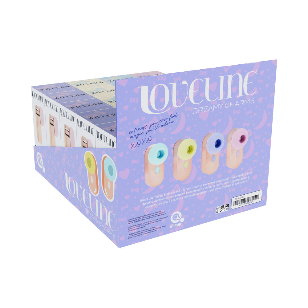 LoveLine Budsie AirTapTech Rechargeable Vibrator 20-Piece Display