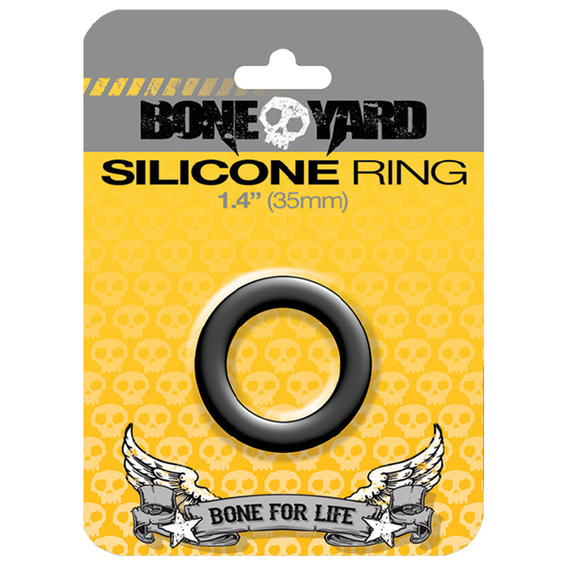 Boneyard Silicone Ring 35mm Black - Fantasies Boutique