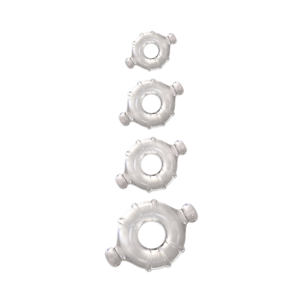 Renegade Vitality Rings 4-Pack Clear - Fantasies Boutique