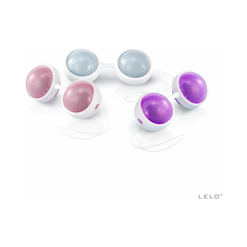 LELO BEADS Plus Kegel Balls Set Blue/Pink/Purple - Fantasies Boutique