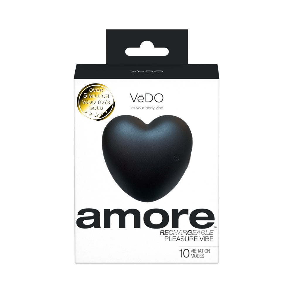 VeDO Amore Rechargeable Pleasure Vibe Black - Fantasies Boutique