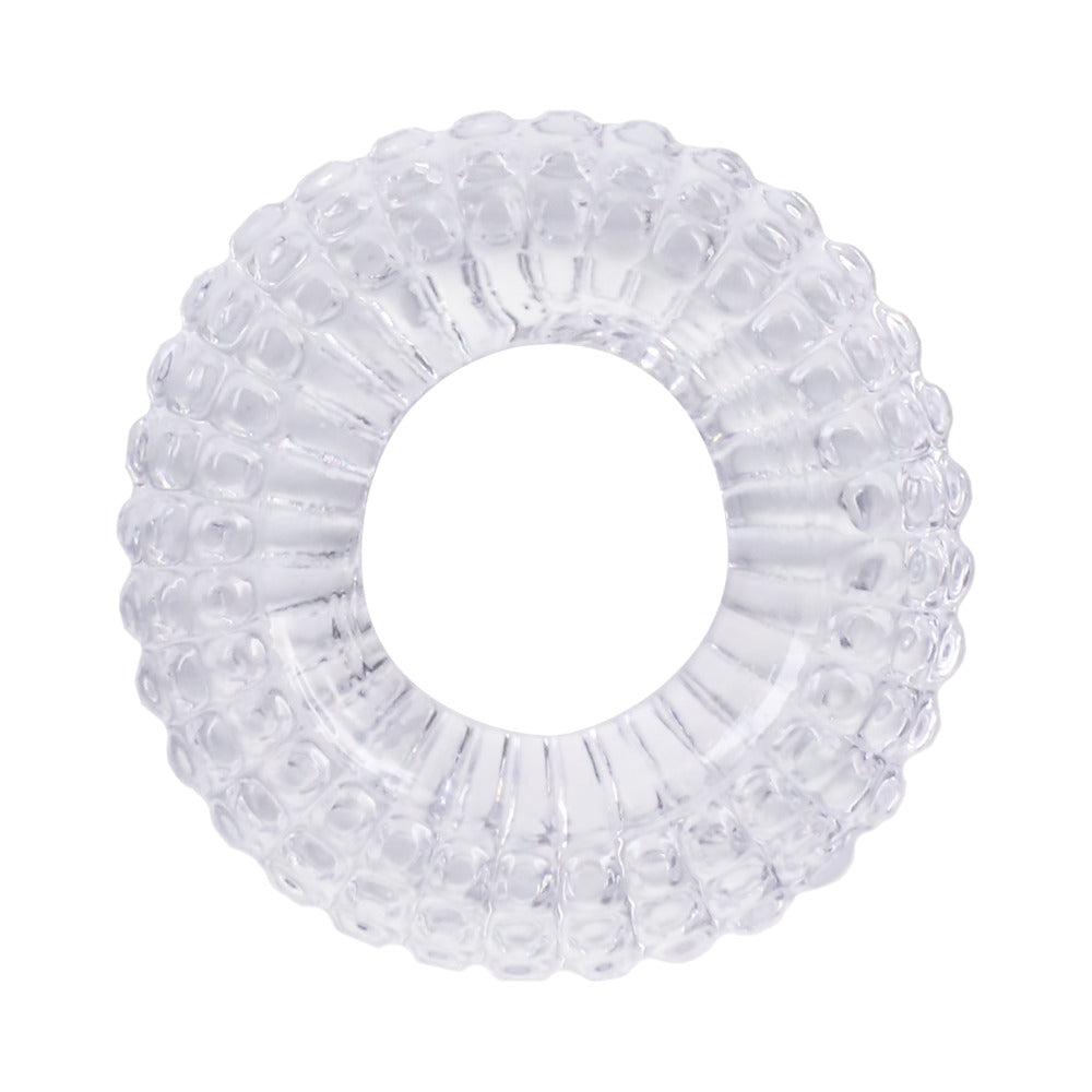 Rock Solid Radial Clear C Ring in a Clamshell - Fantasies Boutique