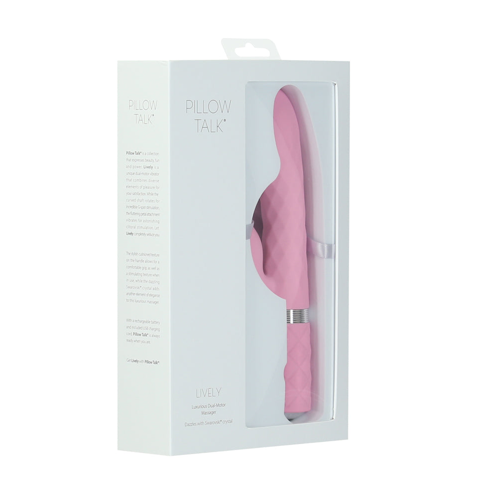 Pillow Talk Lively Dual Stimulator Pink - Fantasies Boutique
