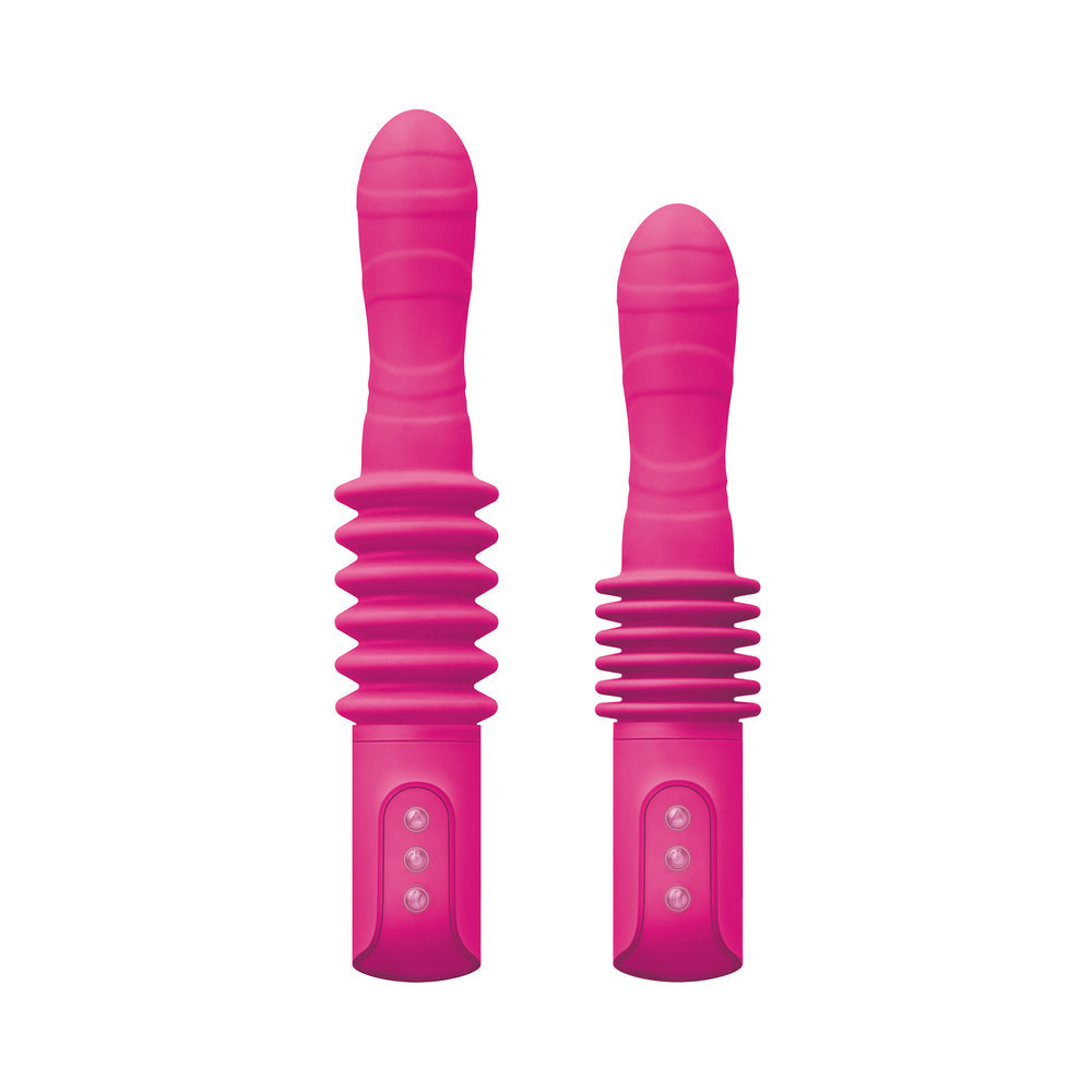 INYA Deep Stroker Rechargeable Thrusting Vibrator Pink - Fantasies Boutique