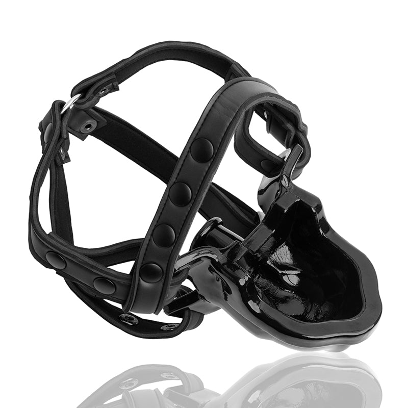 WATERSPORT strap-on gag, black - Fantasies Boutique
