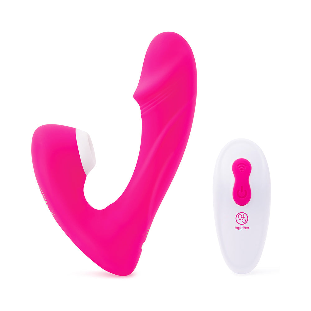 Together Internal Kiss Remote Control Vibe Pink - Fantasies Boutique