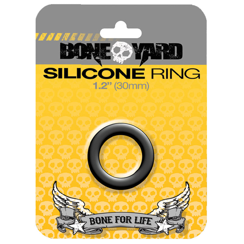 Boneyard Silicone Ring 30mm Black - Fantasies Boutique