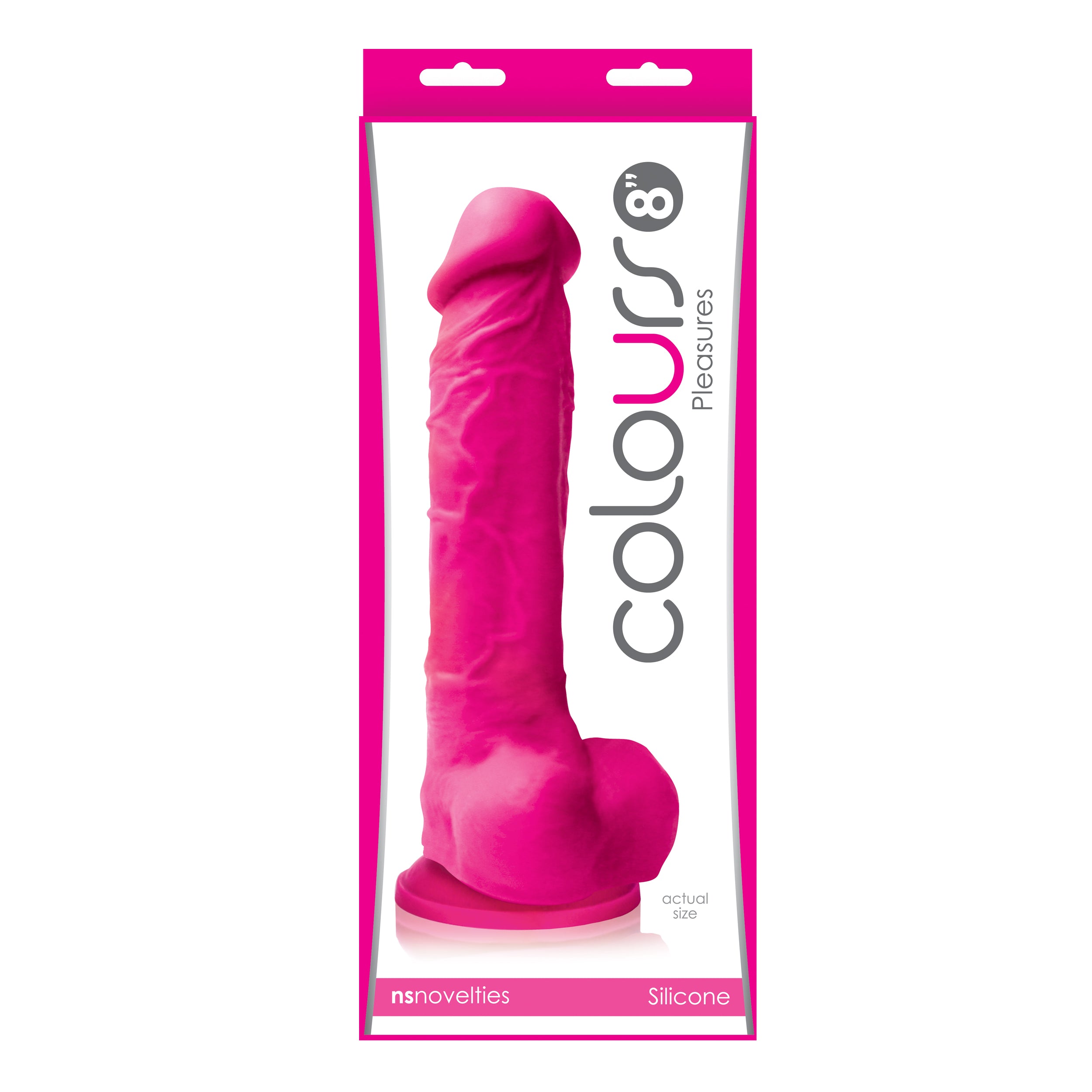 Colours Pleasures 8 in. Dildo Pink - Fantasies Boutique